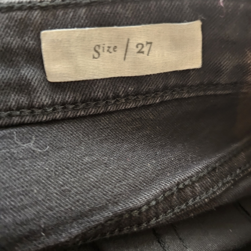 Pilcro Anthropologie High Waist Flared Black Jeans In 27 - Picture 8 of 10